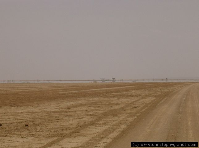 mirage in Amboseli National Park