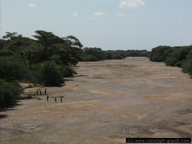 dry river bed near Lodwar