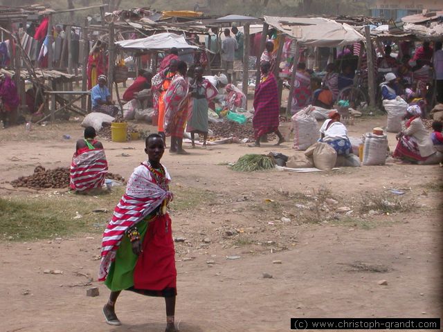 Maasai market near Narok