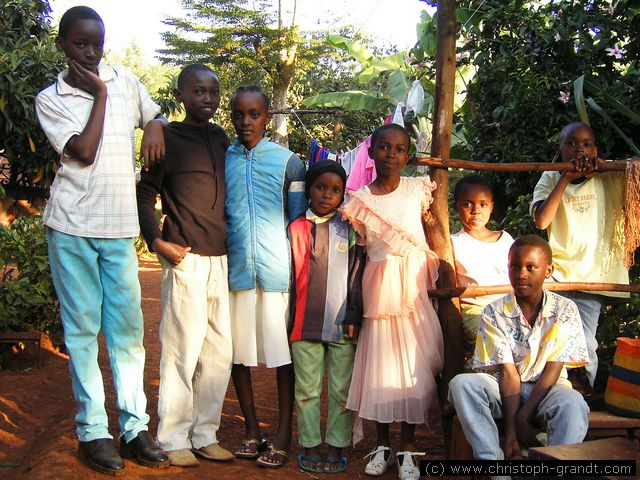 Kikuyu children near Thika