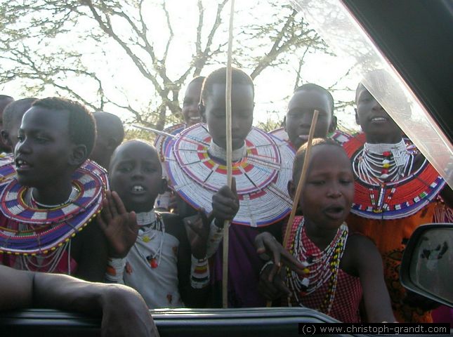 Maasai girls