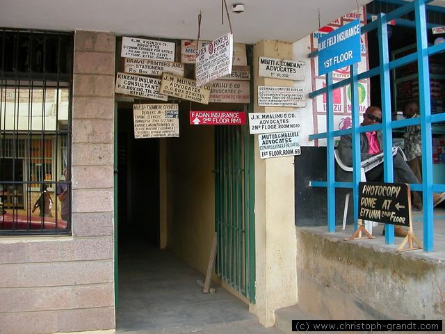 a house full of advocates' offices, Kitui